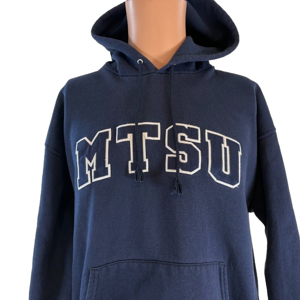 Vintage Champion Middle Tennessee State University Hoodie Mens Size L College